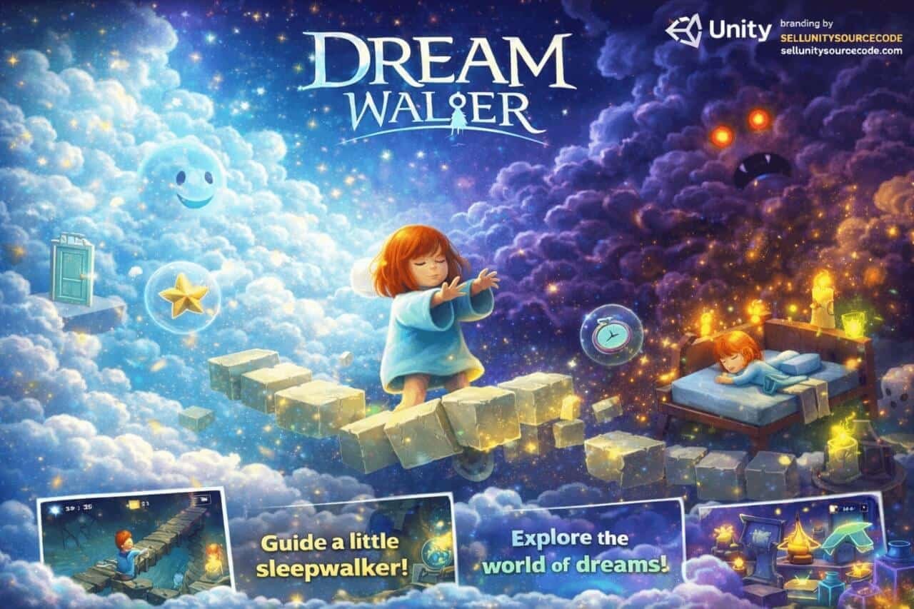 Dream Walker: Puzzle Runner Adventure Game source code