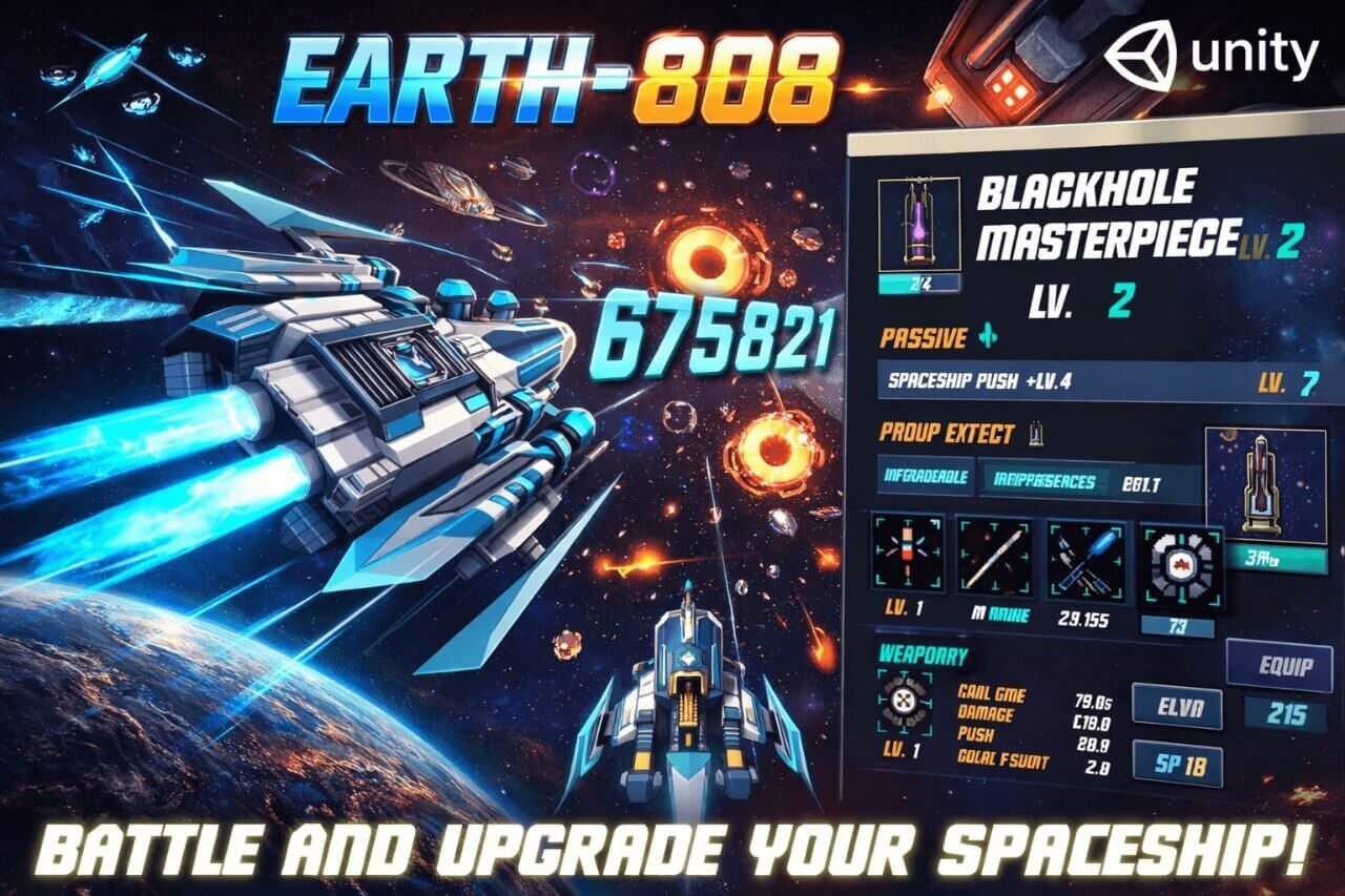 Earth-808: Space Survival Game Source Code source code