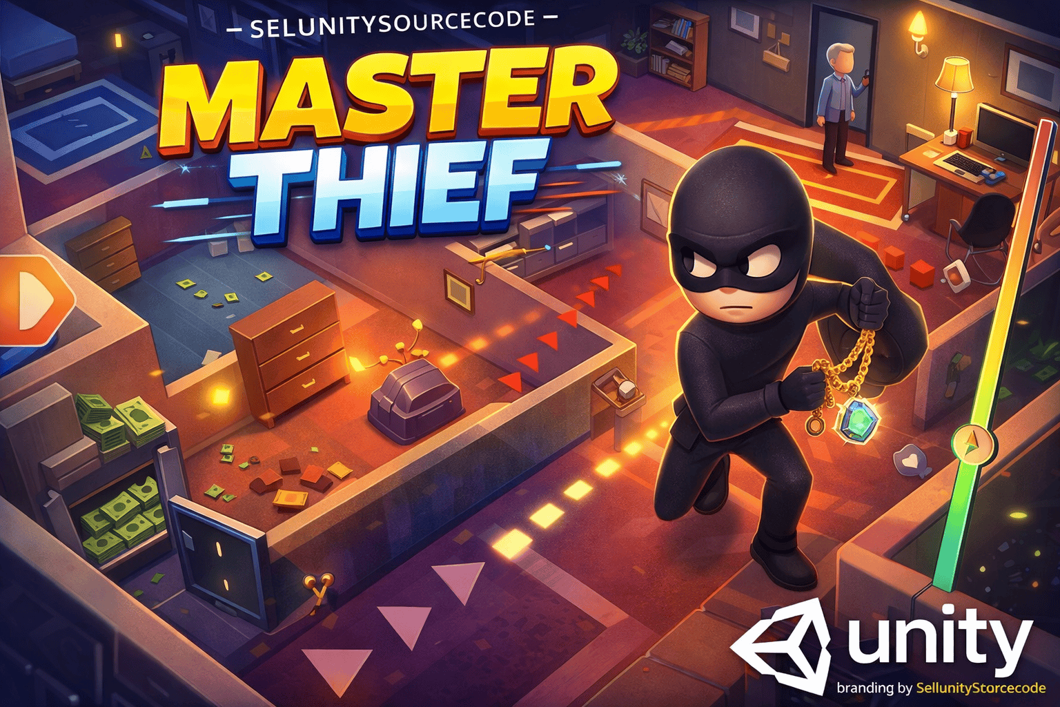 Master Thief – Stealth Robbery Simulator Unity Game source code