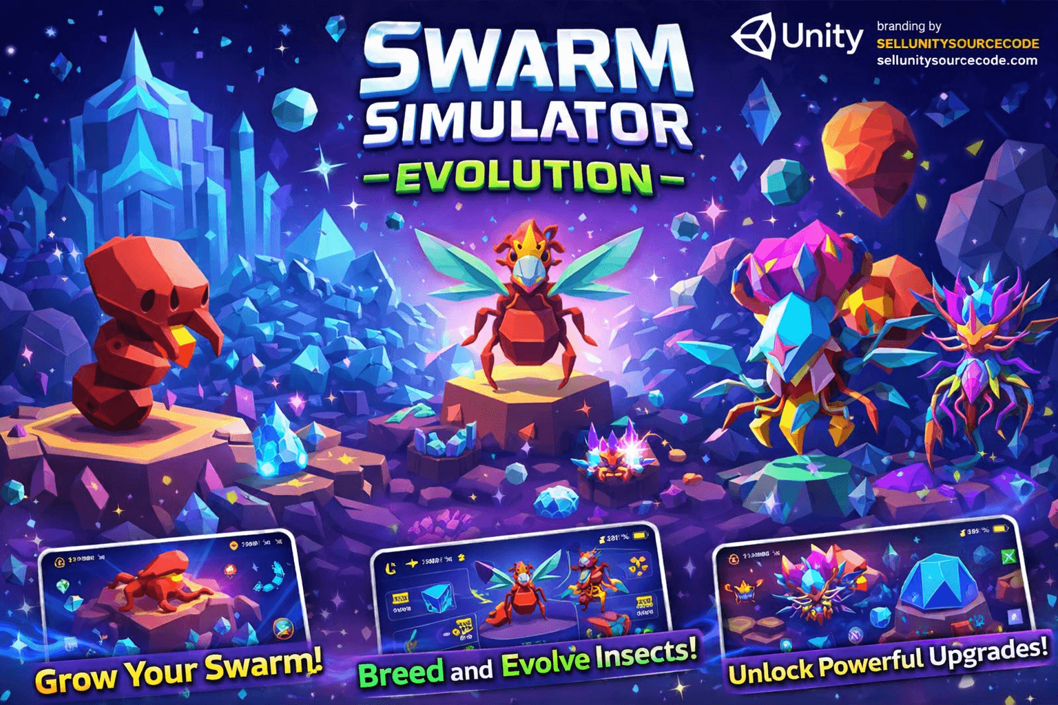 Swarm Simulator: Evolution source code