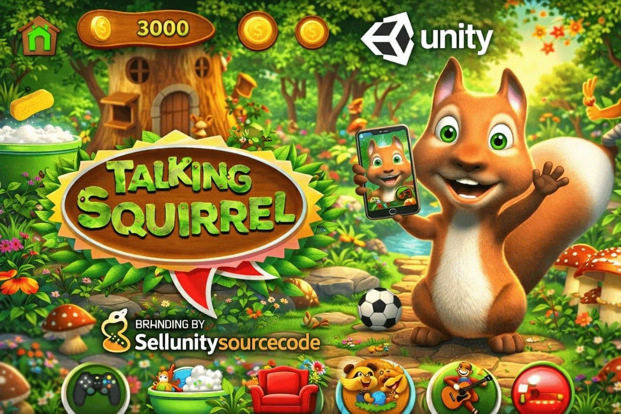 Talking Squirrel – Fun Virtual Pet Game for Kids source code